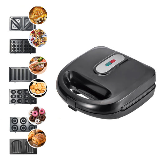 Máquina Multifunción 6 en 1 para Desayunos - Gofrera, Sándwichera y Pastelera - Image 11