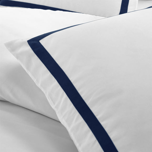 Juego de Cama 3 Piezas Estilo Hotel con Costura Premium