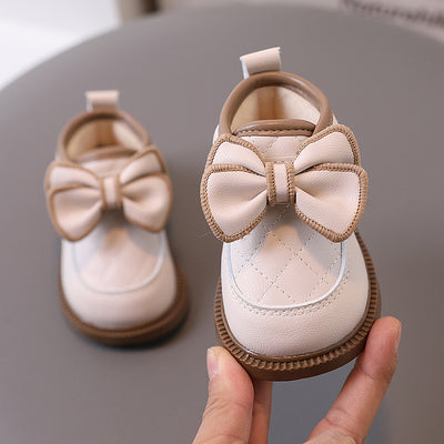 Zapatos de Bebé Niña con Moño de Algodón - Image 3