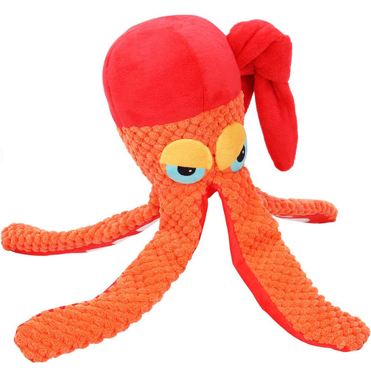 Juguete Pulpo de Goma con Sonido Chirriante para Perros - Resistente y Duradero - Image 7