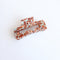 Temperament Elegant Ink Fashion Leopard Print Hair Accessories Greenbrown pattern 10.5cm