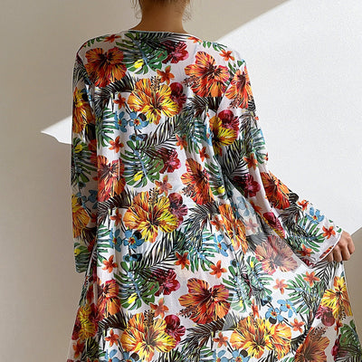 Traje de Baño Blusa Larga con Abertura Tallas Grandes - Image 13
