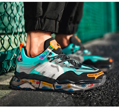 Zapatos Deportivos Casuales con Diseño Combinado - Estilo Dad Shoes - Image 12