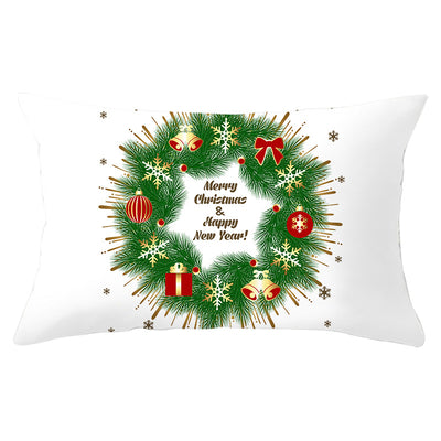 Funda de Almohada Navideña Serie Verde con Estampado Piel de Melocotón - Image 18