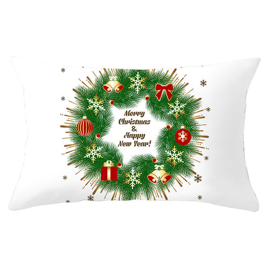 Funda de Almohada Navideña Serie Verde con Estampado Piel de Melocotón - Image 18
