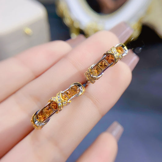 Anillo de Citrino Natural para Mujer - Image 7