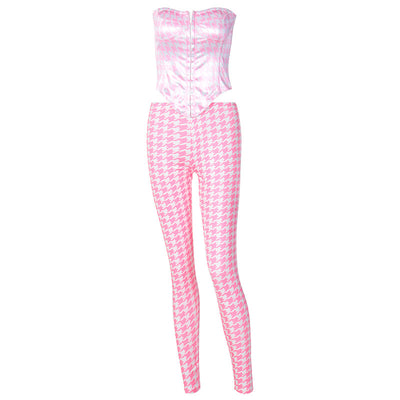 Pantalones Slim Fit con Detalle Floral Pequeño y Cierre de Gancho Oscuro - Image 15