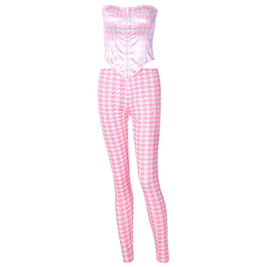 Pantalones Slim Fit con Detalle Floral Pequeño y Cierre de Gancho Oscuro - Image 15