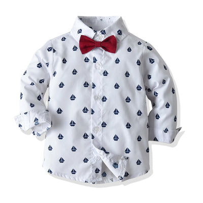 Conjunto Formal para Niños: Camisa, Chaleco y Pantalón - Image 11