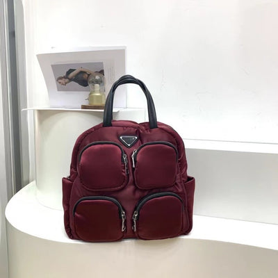 Mochila Escolar Pequeña de Satén Seda con Cojín de Aire - Image 7