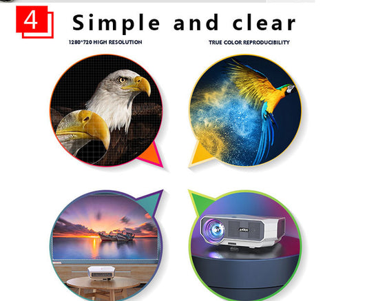 Proyector Portátil WiFi 1080P HD con Conexión por Voz para Móvil - Image 18