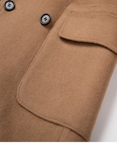 Abrigo Británico de Largo Medio para Hombre - Estilo Europeo - Image 7