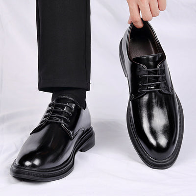 Zapatos de Cuero para Hombre - Elegancia Formal para Bodas y Eventos - Image 5