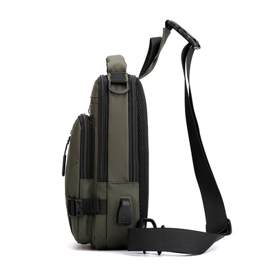 Mochila Cruzada Multifuncional para Hombre - Bolsa Pecho y Hombro - Image 8