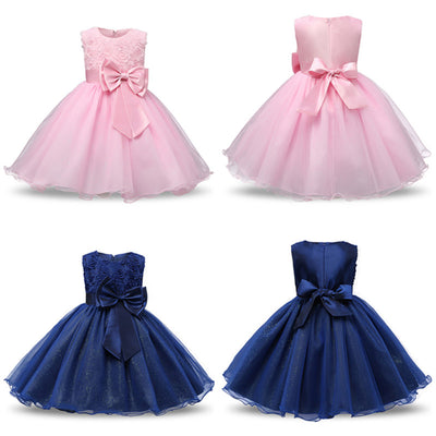 Vestido de Princesa Tutú Floral para Niña - Fiesta, Boda y Cumpleaños - Image 25