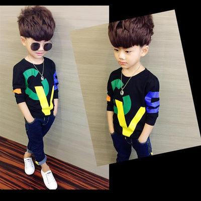 Camiseta Manga Larga para Niño - Remera de Algodón Otoño - Image 3