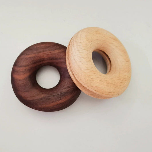 Clip Retro de Madera para Bolsas - Cierre Donut Vintage para Oficina y Despensa - Image 2