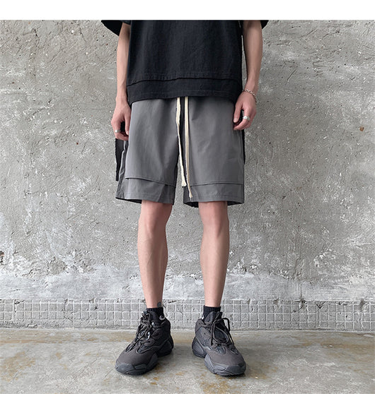 Pantalones de Playa Sueltos y Casuales de Cinco Puntos para Hombre - Image 9