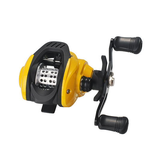 Carrete de Pesca Amarillo Luya con Rueda de Agua - Modificación Profesional - Image 3
