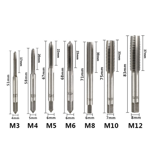 Juego de 8 Machos Métricos para Roscar - Herramientas Profesionales - Image 2