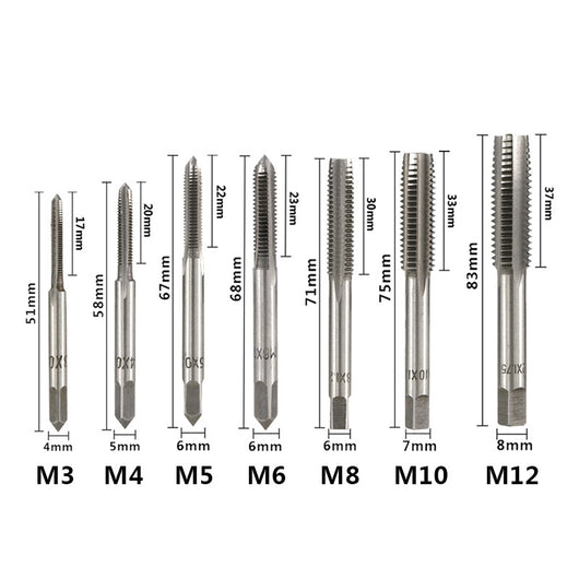 Juego de 8 Machos Métricos para Roscar - Herramientas Profesionales - Image 2