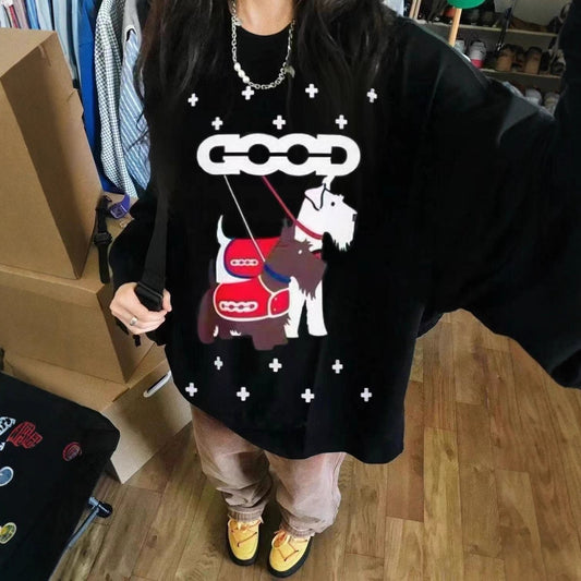 Blusa Retro de Manga Larga para Tallas Grandes - Image 2
