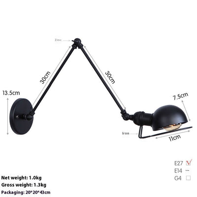 Lámpara LED de Pared Articulada para Estudio y Dormitorio - Image 42