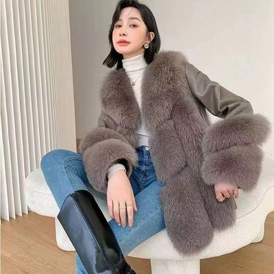Abrigo de Una Pieza para Mujer Otoño e Invierno - Image 4