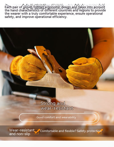 Guantes de Protección para Soldador Transpirables, Antideslizantes y Resistentes al Desgaste - Image 11