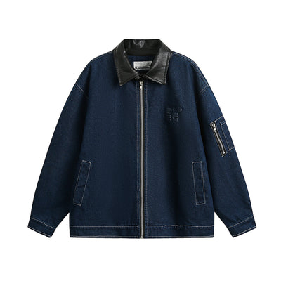 Chaqueta de Mezclilla Pesada en Colores Primarios - Image 2