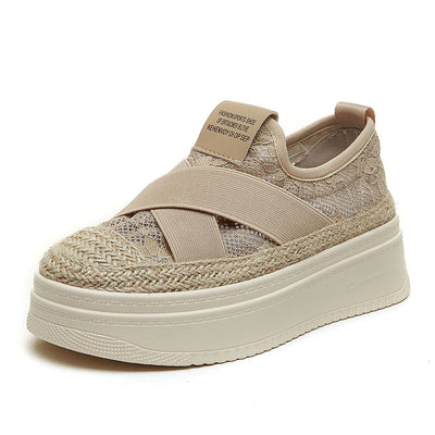 Mocasín Slip-On con Plataforma y Malla Transpirable - Image 4
