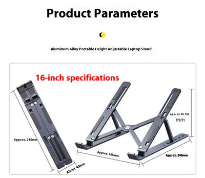 Soporte Aluminio N3 para Laptop Plegable con Refrigeración y Base para Tablet - Image 20