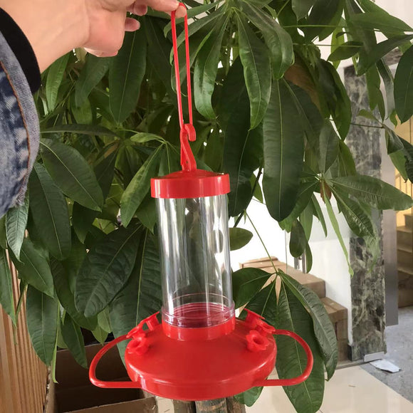 Comedero de Colibrí Tubo Largo - Atrae Aves Silvestres a tu Jardín