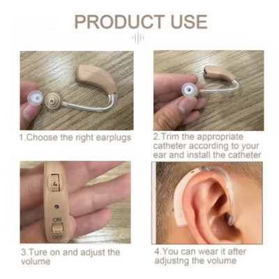 Audífonos Recargables BTE con Reducción de Ruido para Pérdida Auditiva Severa - Image 9