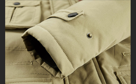Chaqueta Acolchada Oversize con Múltiples Bolsillos para Tallas Grandes - Image 14