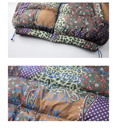 Chaqueta Térmica de Algodón Grueso con Estampado Floral de Anacardo - Image 18