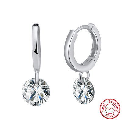 Aretes de Plata Esterlina 925 con Circonita Brillante - Image 6
