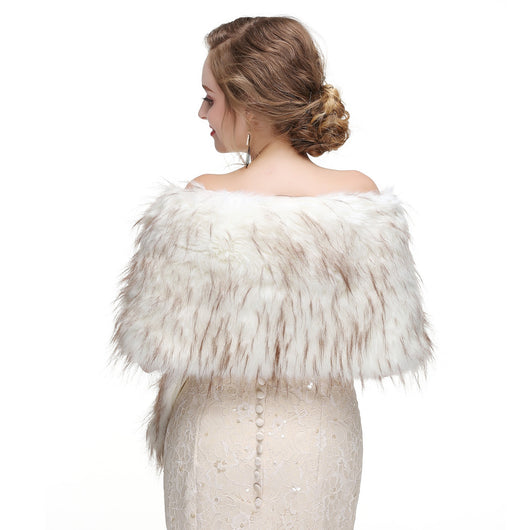 Estola de Piel de Zorro para Novia - Chal Elegante Invierno - Image 56