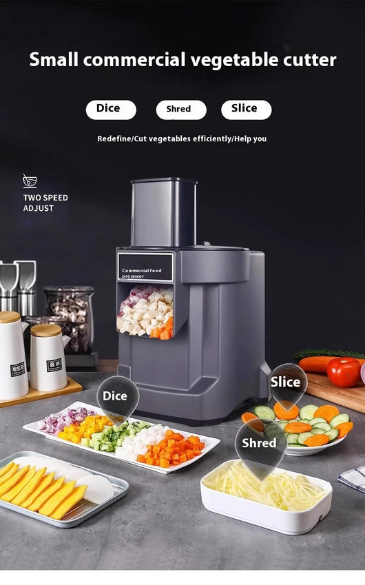 Cortadora Comercial de Verduras Automática Multifunción - Image 23