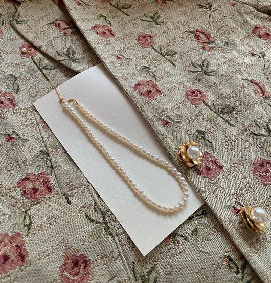 Collar de Perla Natural con Plata de Ley Hecho a Mano - Image 4
