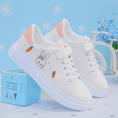 Zapatillas Deportivas Blancas de Suela Blanda para Niños Grandes - Image 9