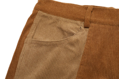 Pantalones Slim Straight con Bloques de Color - Tendencia Street Casual - Image 6