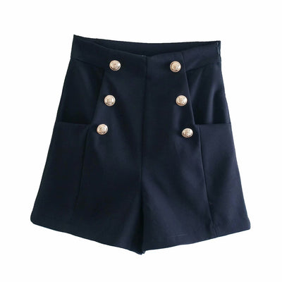 Shorts Blazer Slim Fit con Doble Frente para Mujer - Image 8