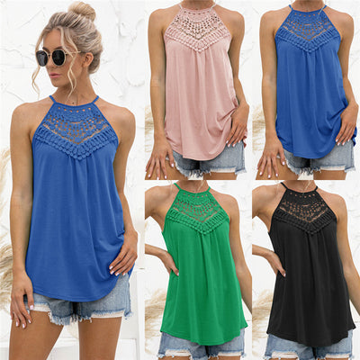 Top Halter con Encaje Cosido - Image 8