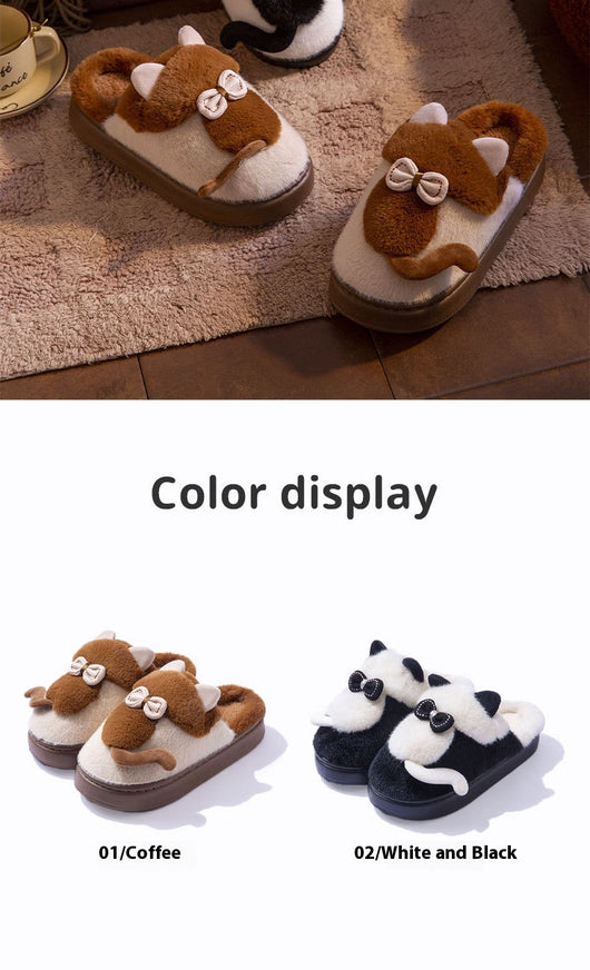 Pantuflas Felinas Esponjosas - Cómodas Zapatillas Peluche para Casa Invierno - Image 25