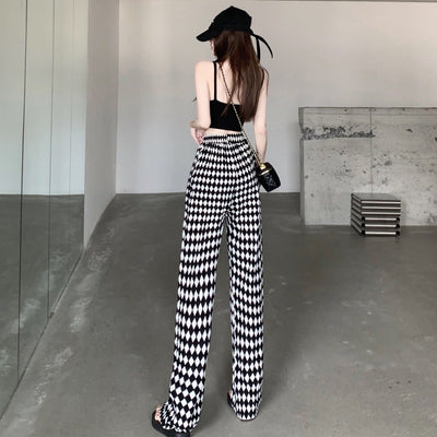 Pantalón Plisado Cintura Alta Efecto Adelgazante Pierna Ancha Tendencia - Image 13