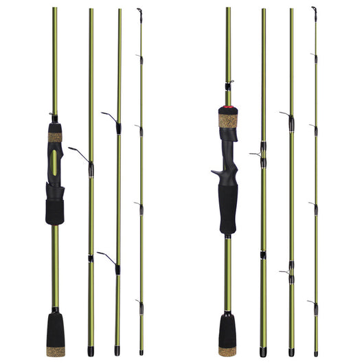 Caña de Pesca Portátil 4 Secciones Carbono - Modelo Compacto - Image 10