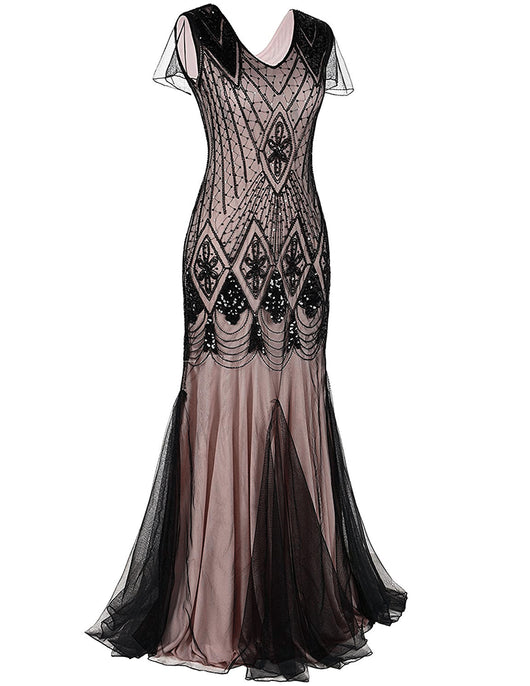 Vestido de Fiesta Talla Grande con Lentejuelas Estilo Vintage - Image 32