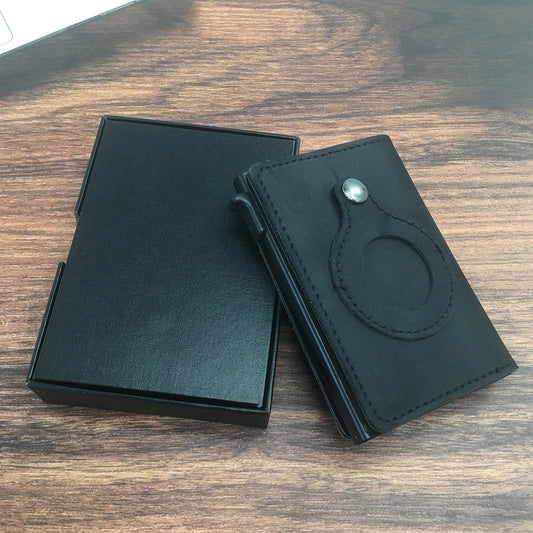 Billetera de Cuero con Múltiples Compartimentos y Protección Antirrobo - Image 2