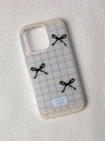 Funda para Teléfono a Cuadros con Lazo - Protección Elegante - Image 8